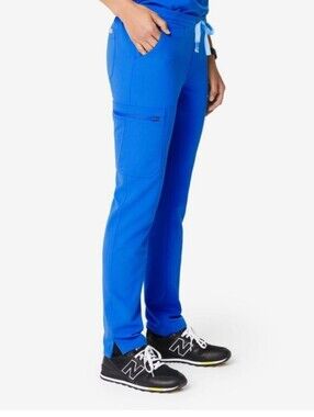 Figs Yola Women's Scrub Pants - Royal Blue Medium